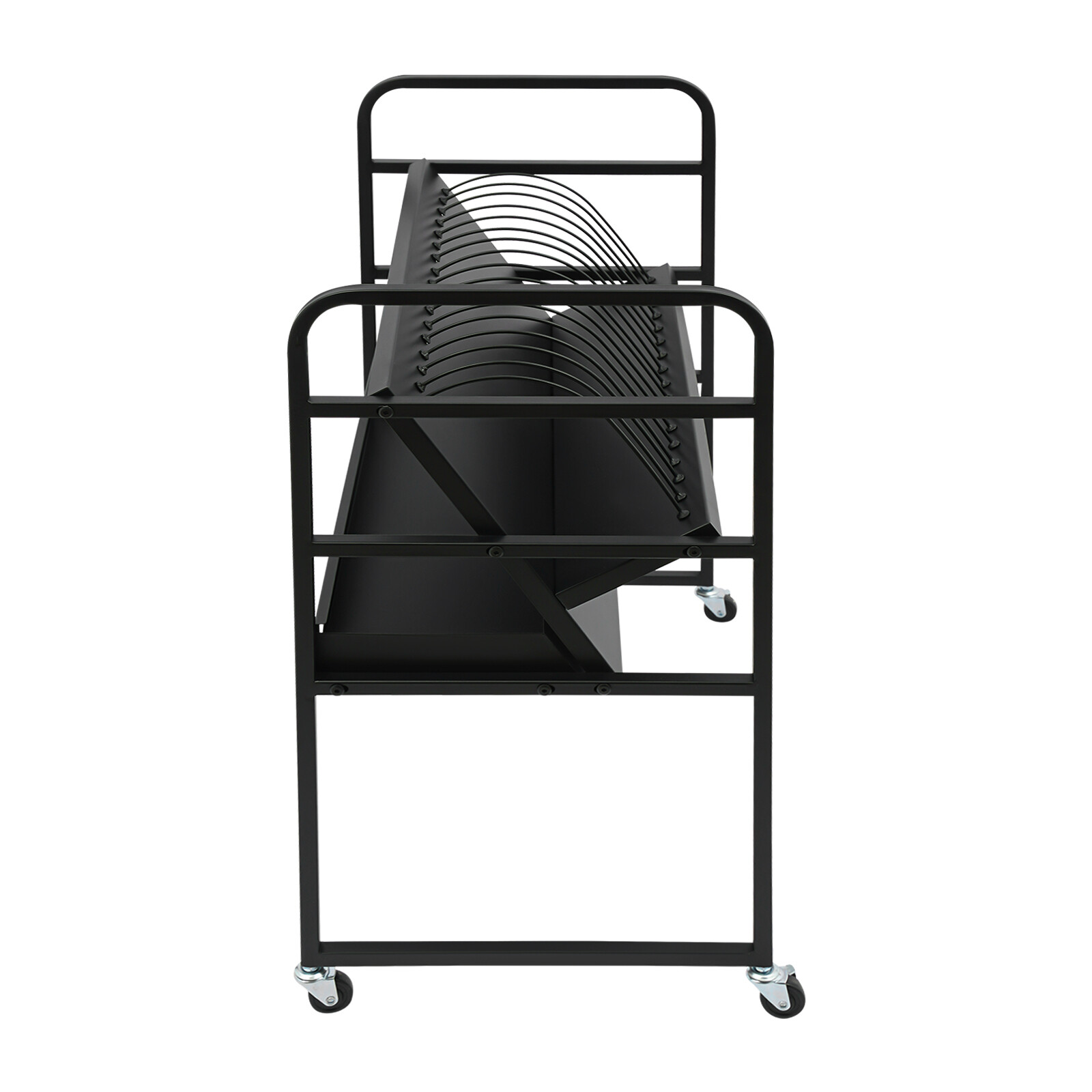 16-Position Laptop and Tablet Open Charging Station, Mobile Storage Cart, Tablet