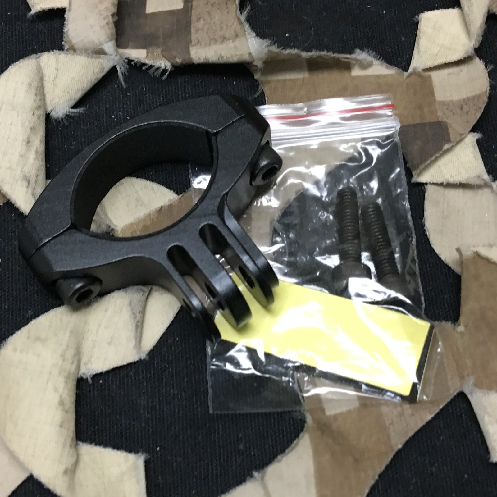 NEW HK Army Paintball Barrel GoPro Camera Mount - Black/Black