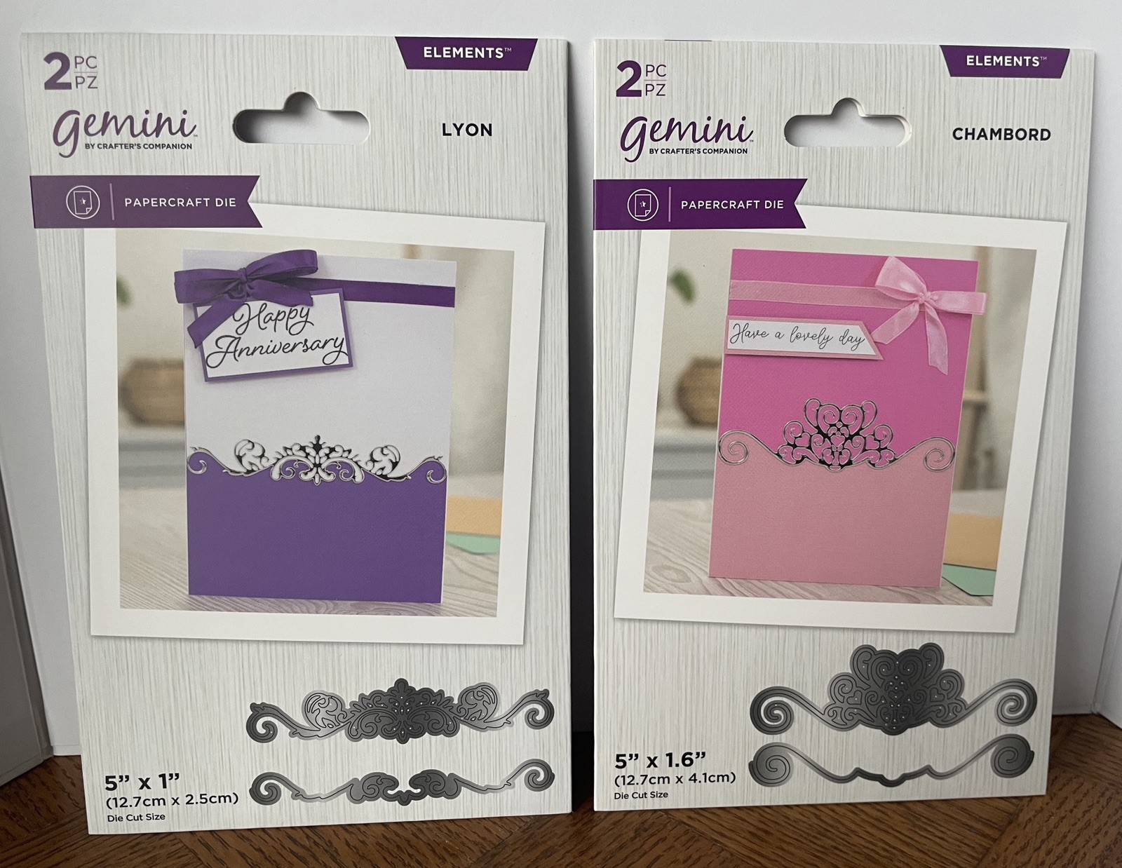 Baroque Border “Lyon & Chambord” Die Sets, Set of 2 by Crafters Companion
