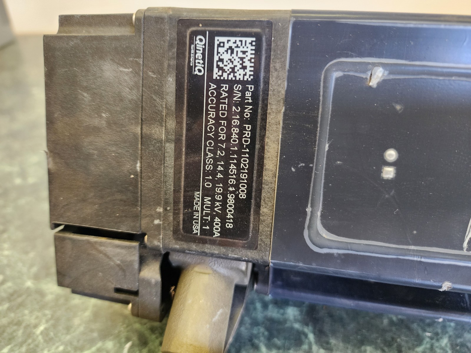 Untested QinetiQ LineWatch Medium Voltage 4 Sensor PRD-1102191008 - For Parts