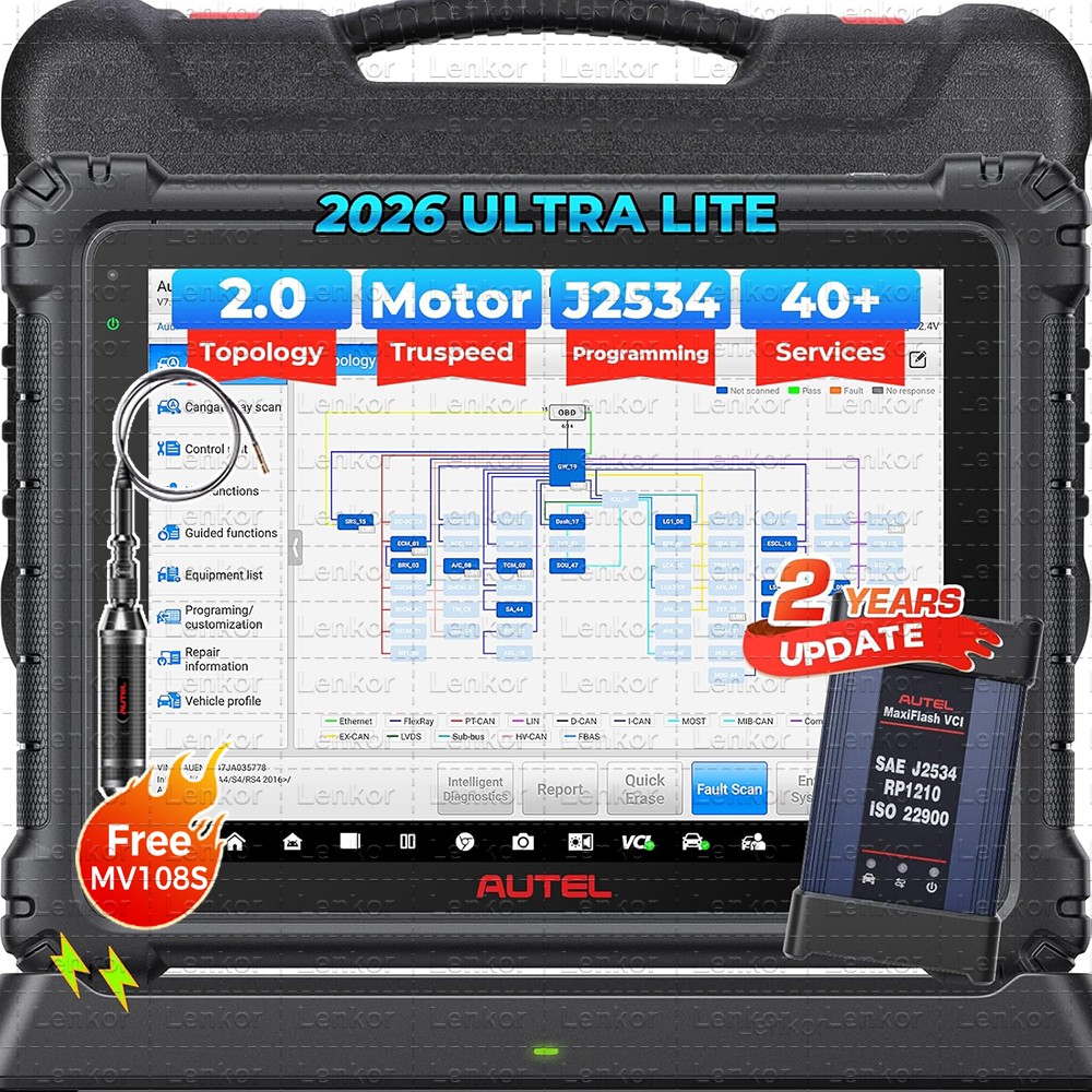 2026 Autel MaxiSys ULTRA Lite MS919 Diagnostic Scanner Advanced VCI Programming