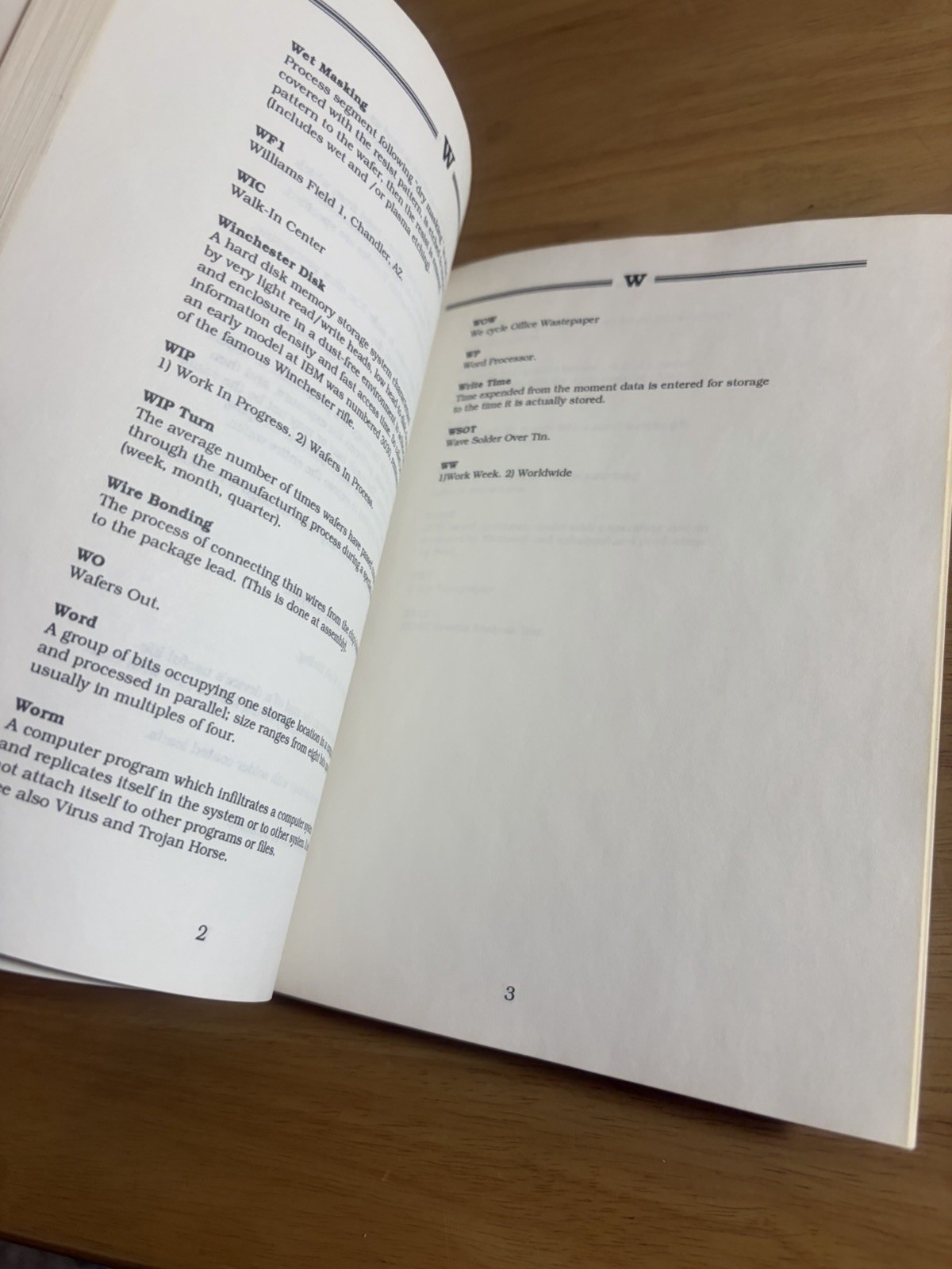 Intel Dictionary 1990 Internal Corporate Reference Manual 386 Microprocessor