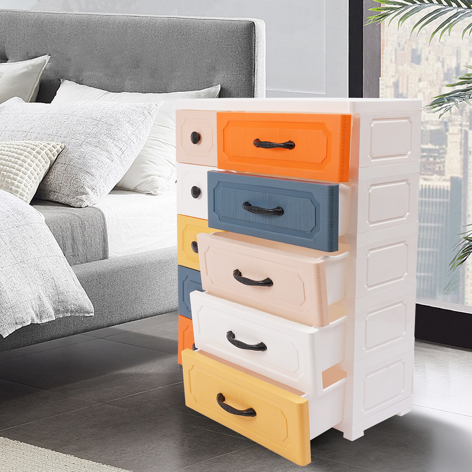 10 Drawers Storage Drawer Units Plastic Storage Dressers Plastic Drawer Dresser