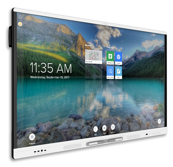 Mobile SMART Board MX065 Touchscreen Interactive Whiteboard Display for School