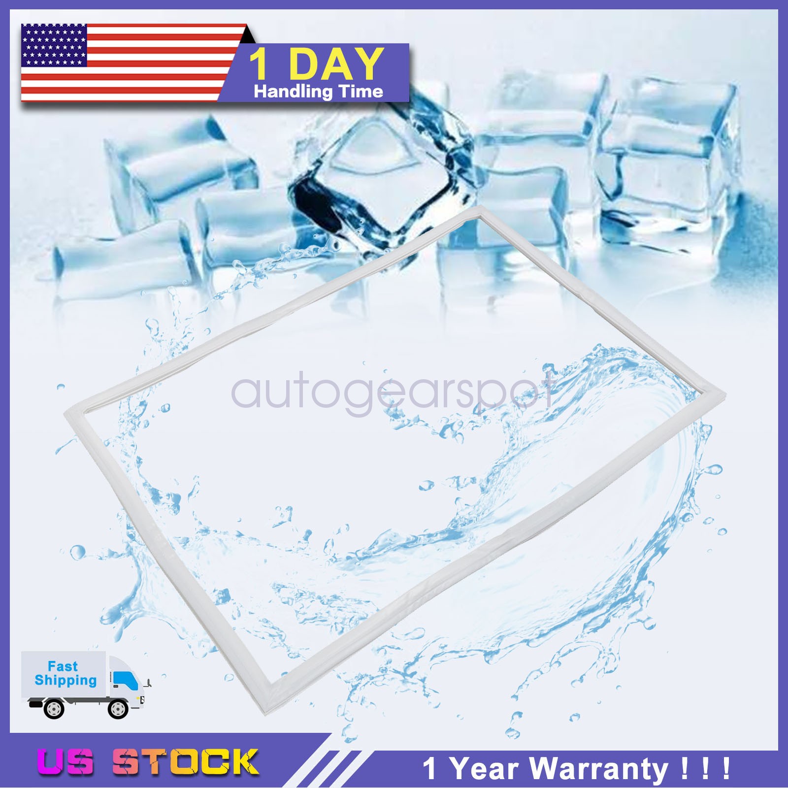 Refrigerator Door Gasket For Frigidaire Kenmore Replaces 241872513 1465365