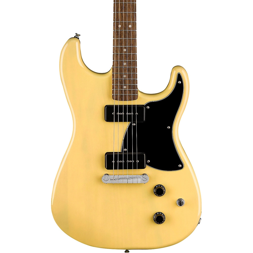 Squier Paranormal StratOSonic Laurel Fingerboard Electric Guitar Vintage Blond