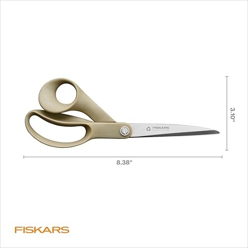 Fiskars 9" Recycled Fabric Scissors - Sustainable and Sharp Craft Scissors for