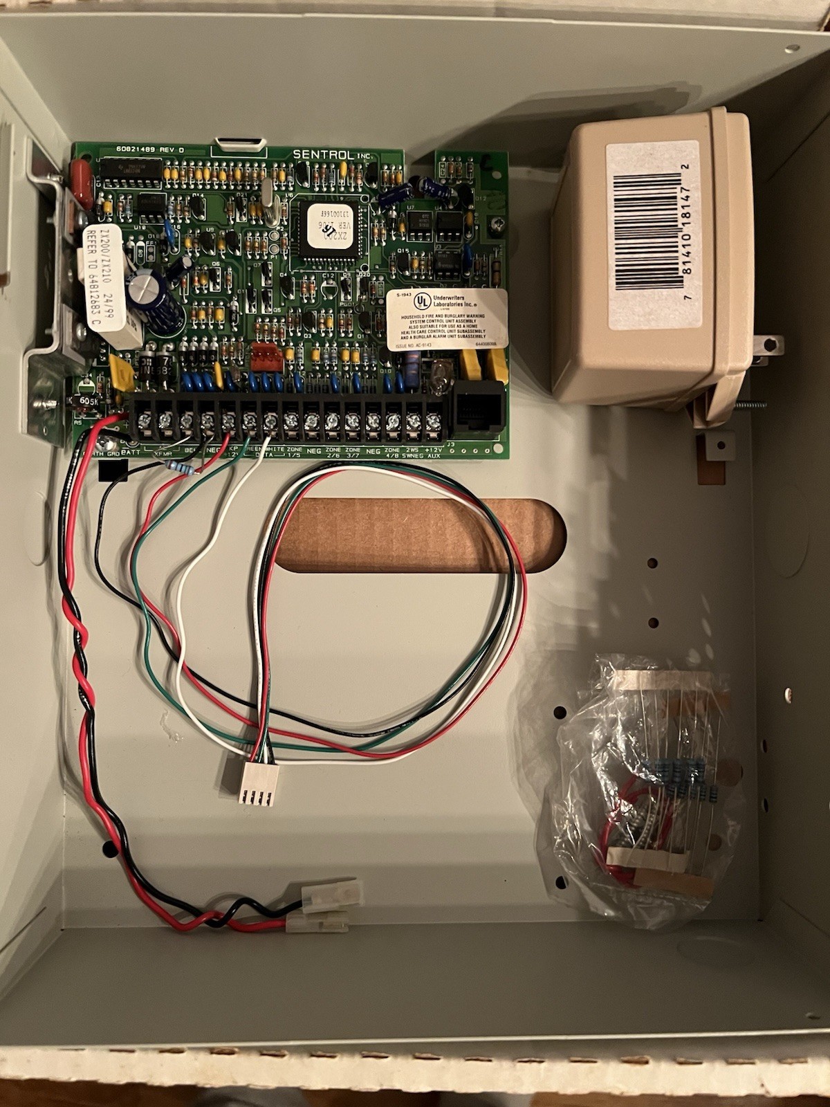 SENTROL ZX200 Security System Control Panel