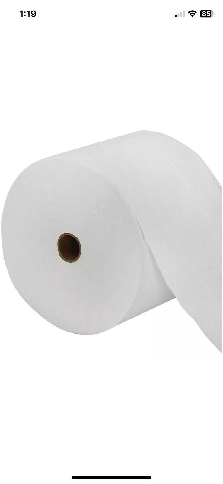 LoCor Bath Tissue (sol-26821) 12 Rolls 2-ply White Jumbo Bath Tissue