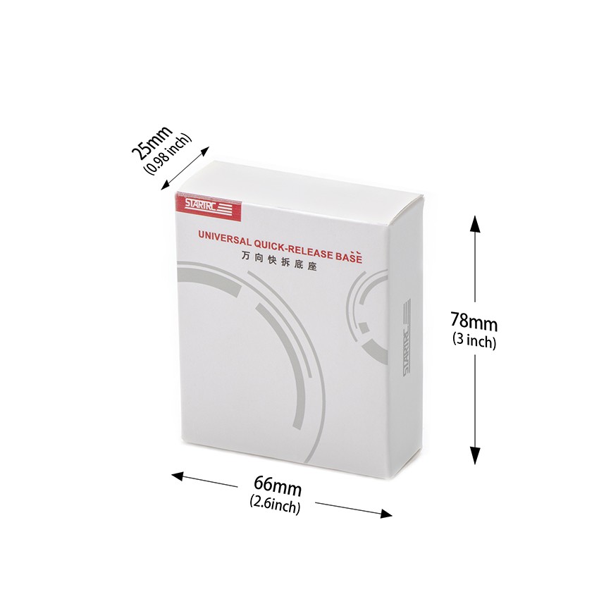 Universal Quick-Release Mount for the ACTION6 NANO ACTION Series