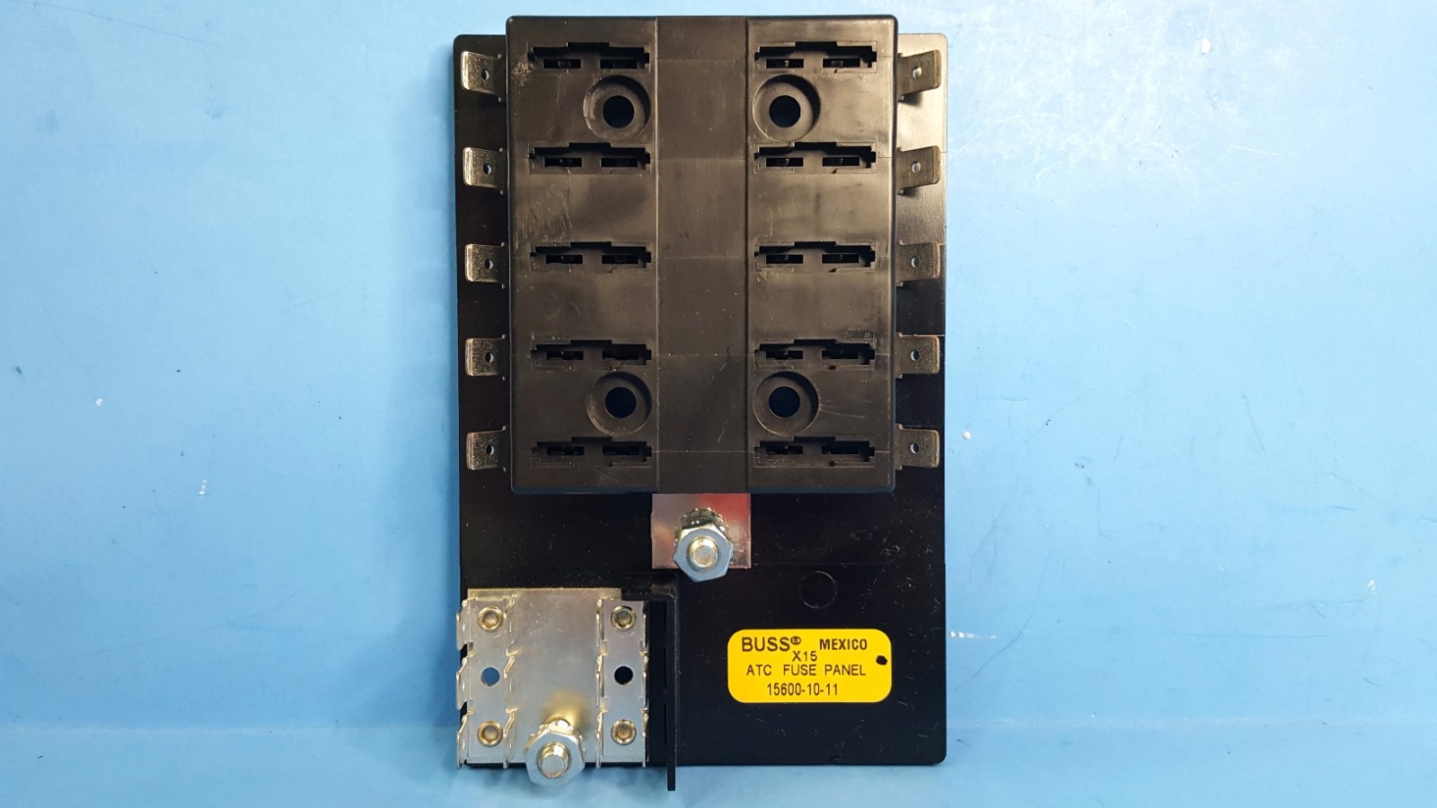 One Pc-ATC Fuse Panel, 15600-10-11, BUSSMANN, Fuse Holder Block Assembly, 10pos.