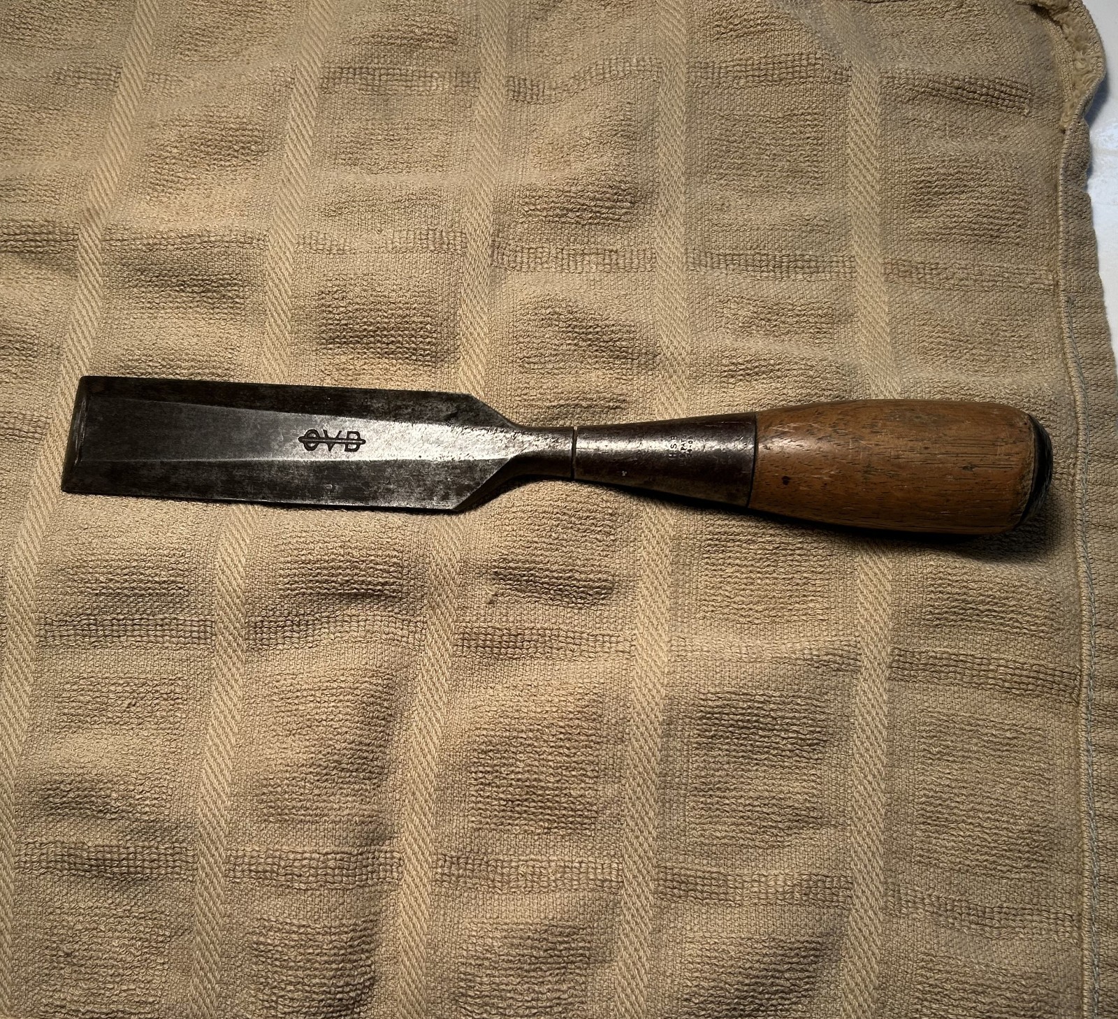 OVB 1  1/4 inch x 9 inch Bevel Striking Chisel
