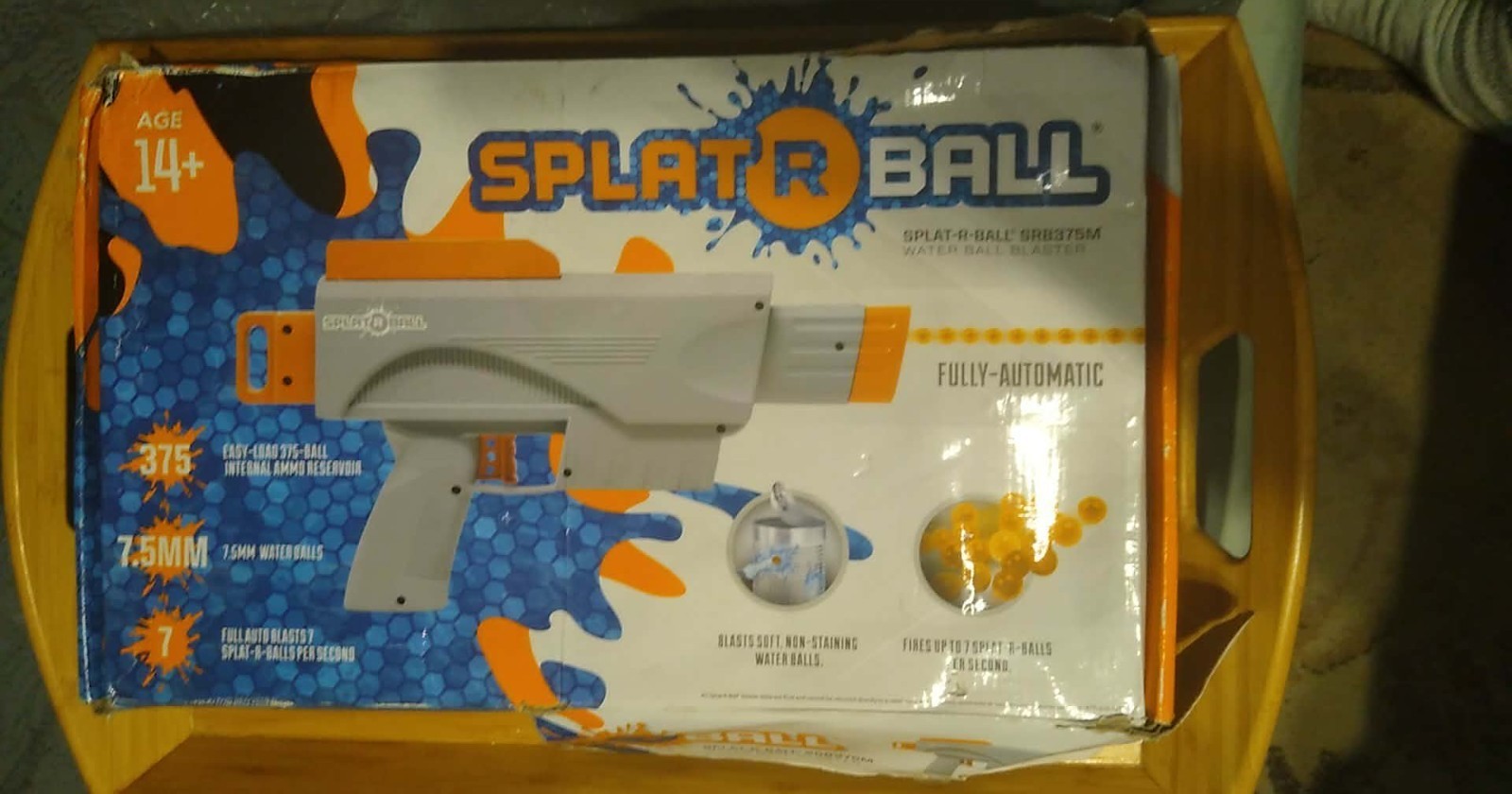 Splat R Ball SRB375M Water Bead Blaster Gun Toy Fully Automatic GUN ONLY