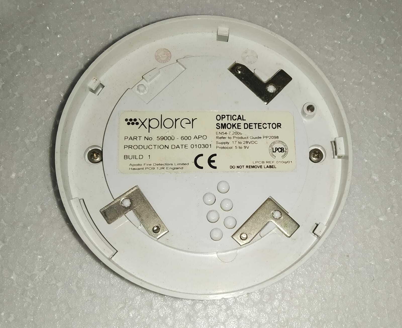 APOLLO 59000-600 APO OPTICAL SMOKE DETECTOR