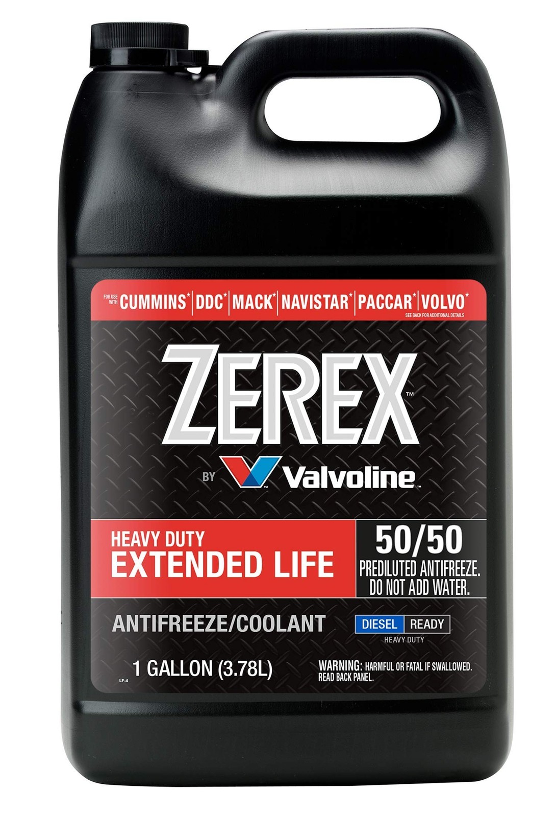Zerex Extended Life Red Heavy Duty (HD) 50/50 Prediluted Ready-to-Use Antifre...
