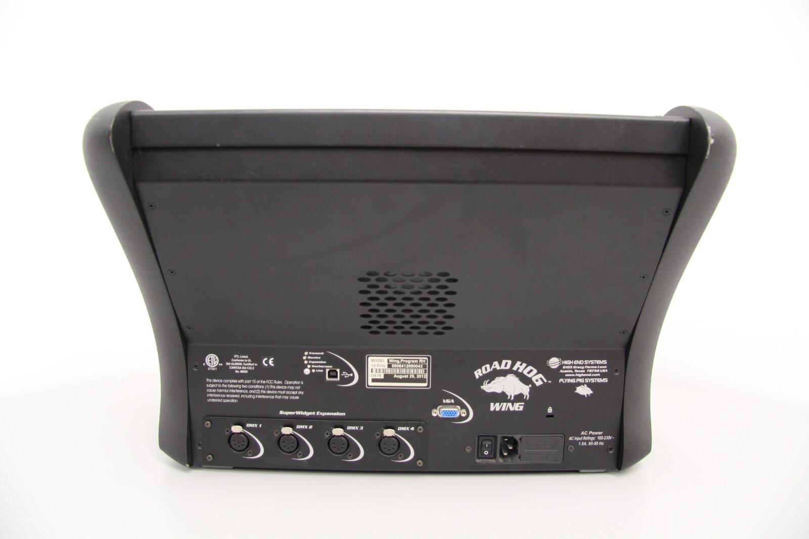 High End Systems Roadhog 3 Programming Wing With RH 4 Universe SuperWidget Card