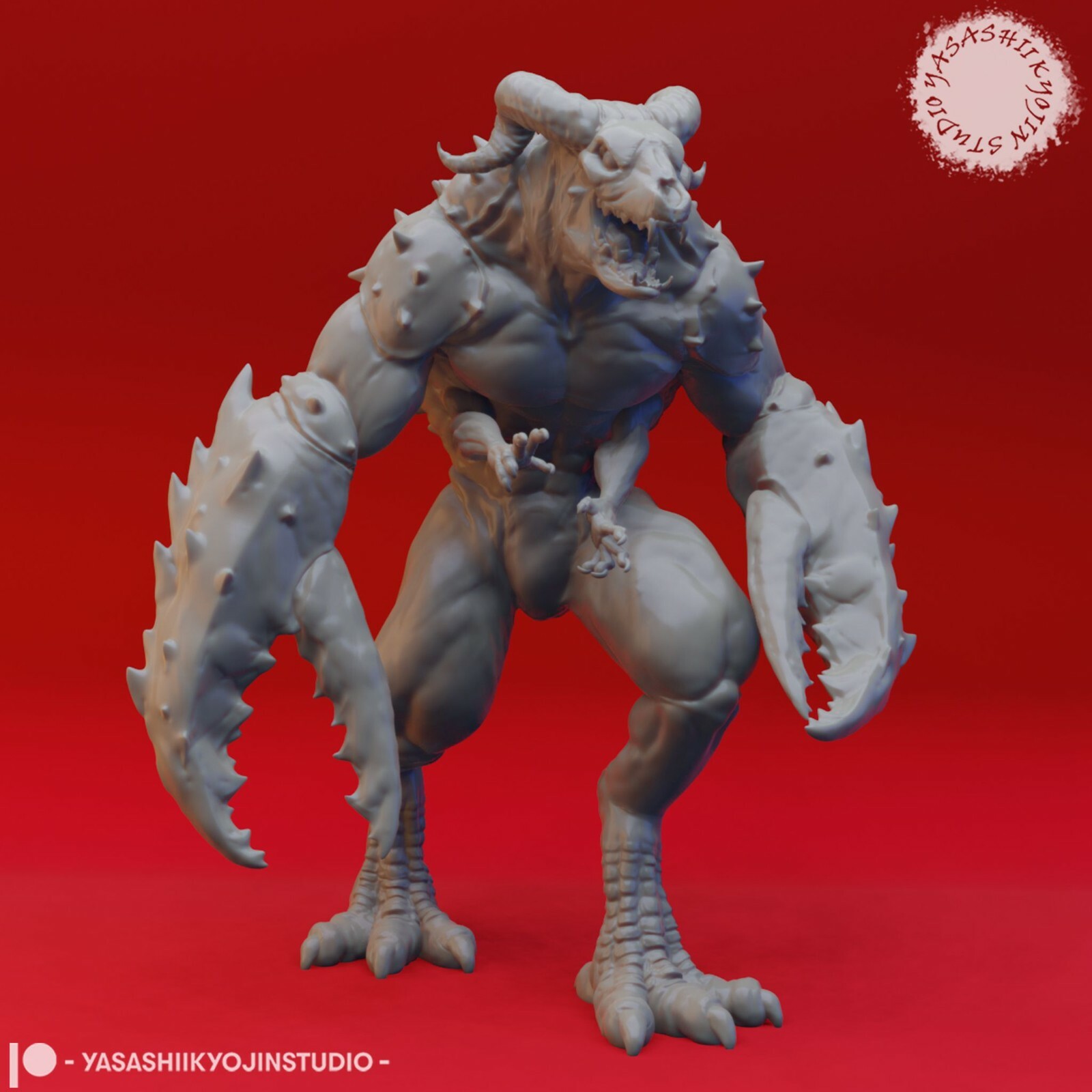 Glabrezu - Yasashii - Monster Dungeons and Dragons 32mm Fantasy D&D Roleplay