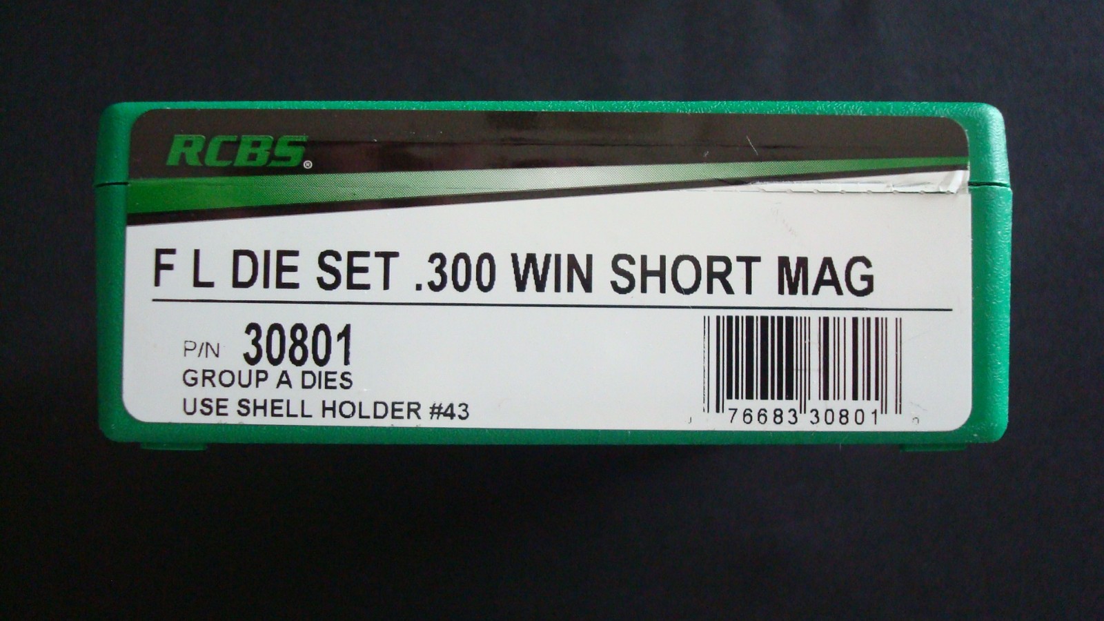 RCBS FL 2 Die set 300 WSM Winchester Short Magnum Factory Sealed 30801 NEW