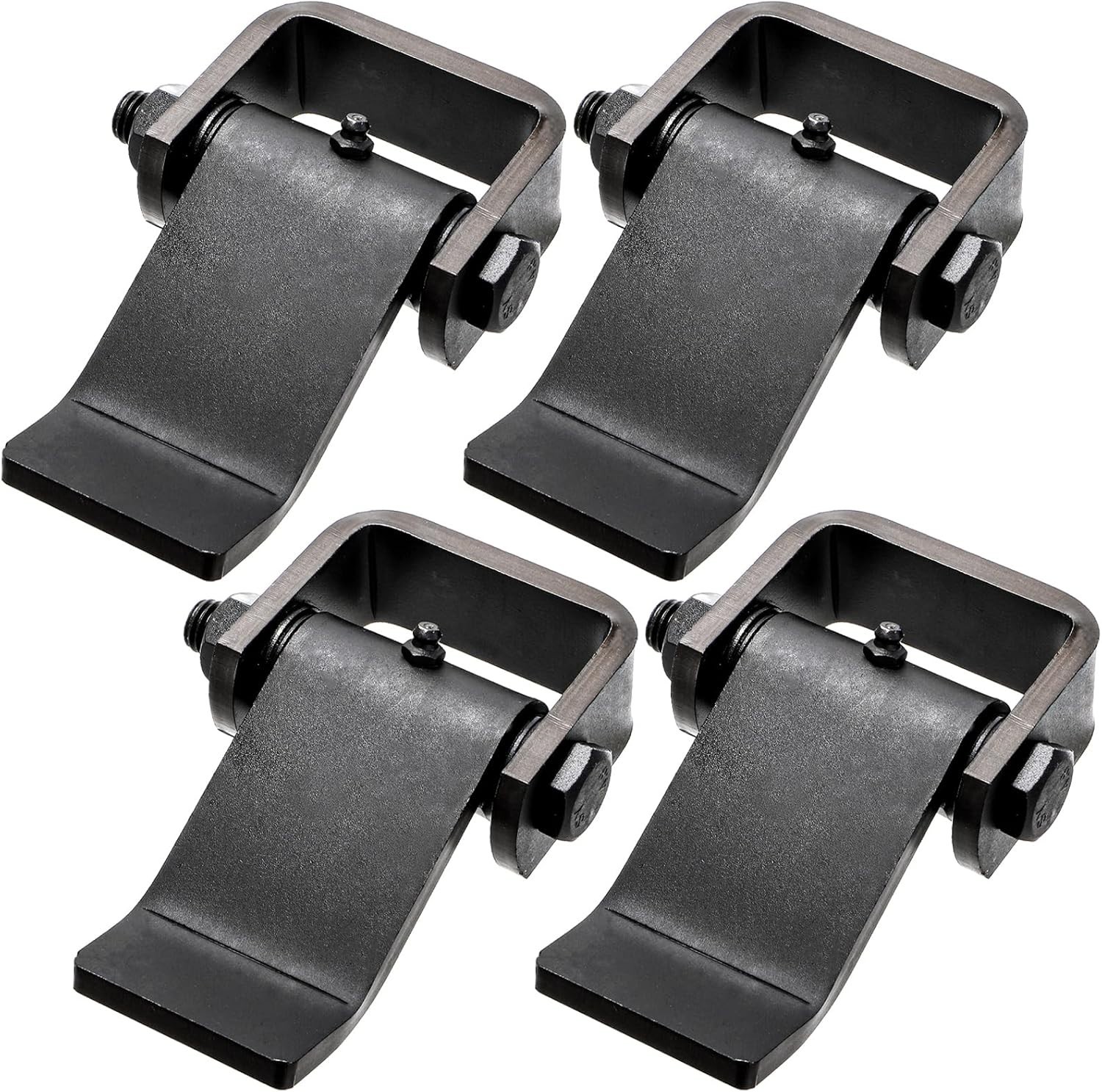 4 Pack Weld On Dump Trailer Hinges for Door, Steel Truck Gate Hinge Heavy Duty