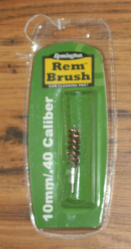 Remington Rem Brush Bronze Cleaning Brush - 10mm/.40 Caliber - New