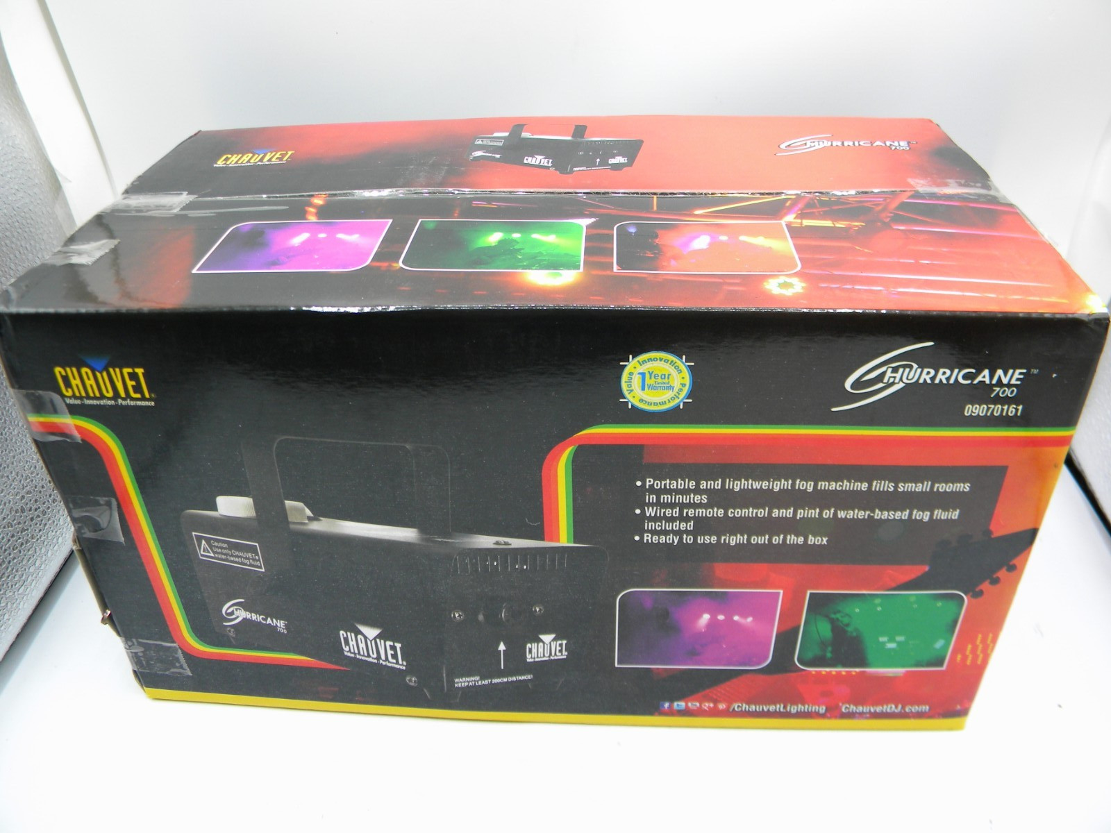 Chauvet DJ Hurricane 700 Fogger Fog/Smoke Machine 09070161