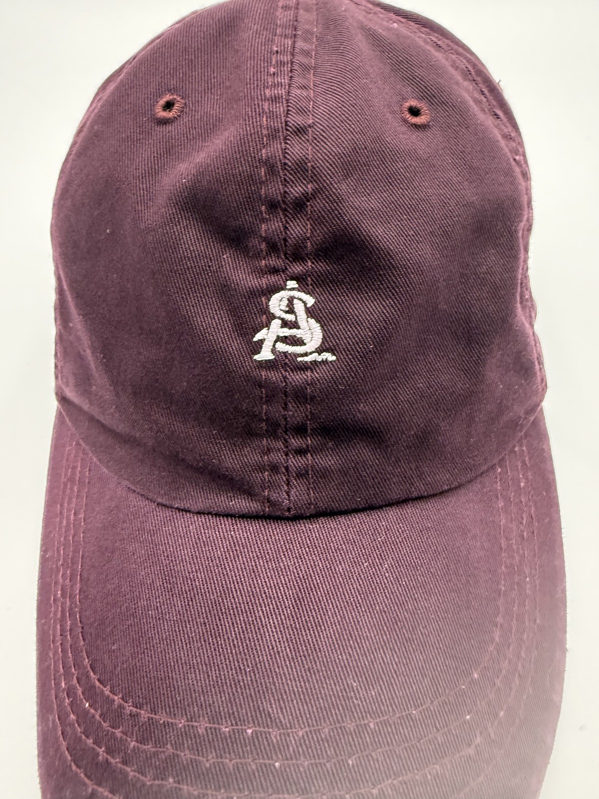 Zephyr NCAA Sun Devils Baseball Cap Adjustable Maroon Embroidered Logo