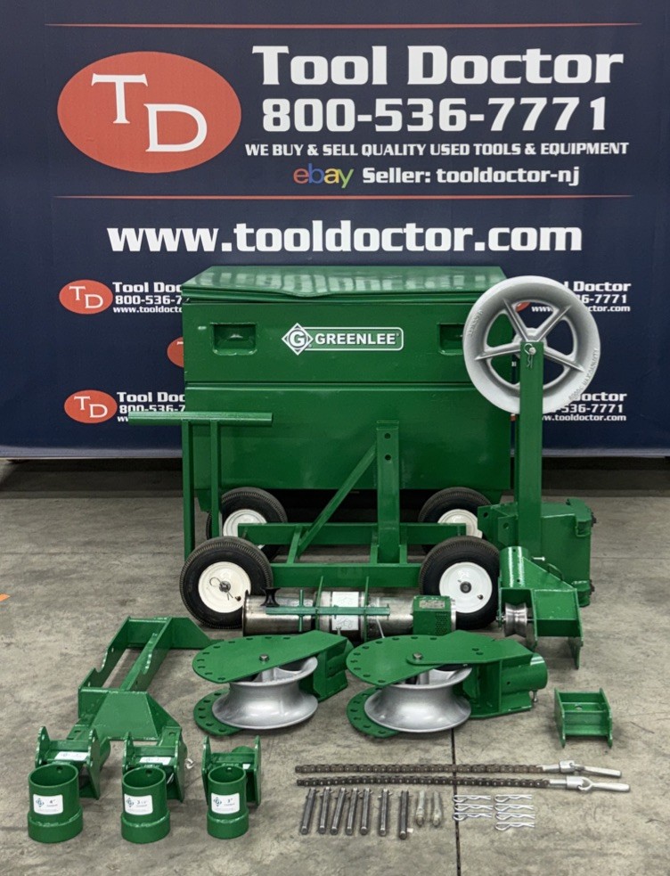 Greenlee 6805 8000 LBS 6800 Ultra Tugger Cable Puller Set *GREAT SHAPE* #1