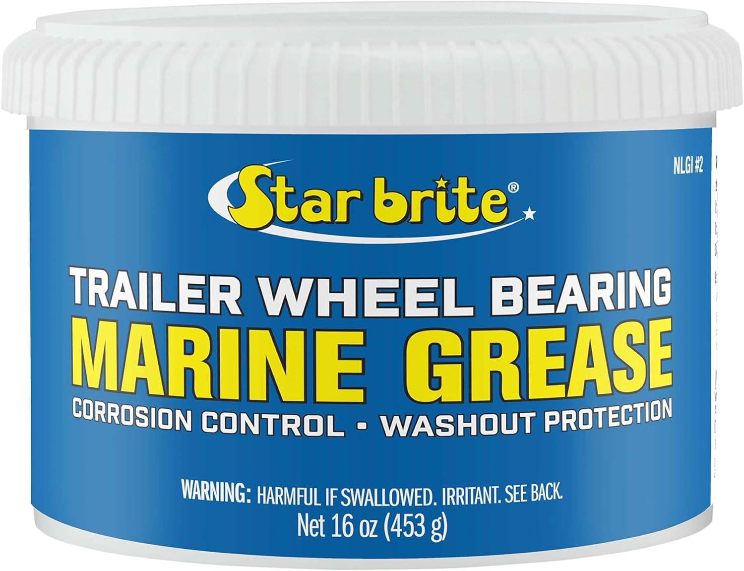 STAR BRITE Trailer Wheel Bearing Grease NLG#2 - Advanced Marine - 16 Oz