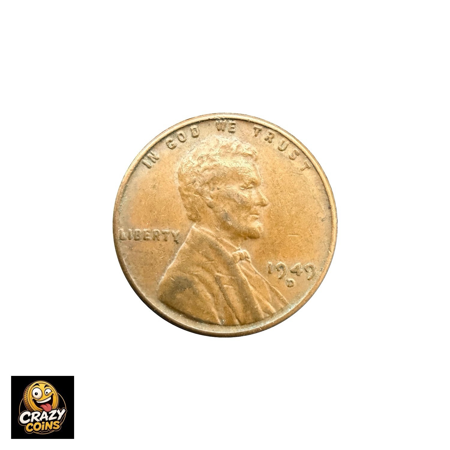 1949-D Lincoln Wheat Cent One Cent Circulated US Collector Coin Penny