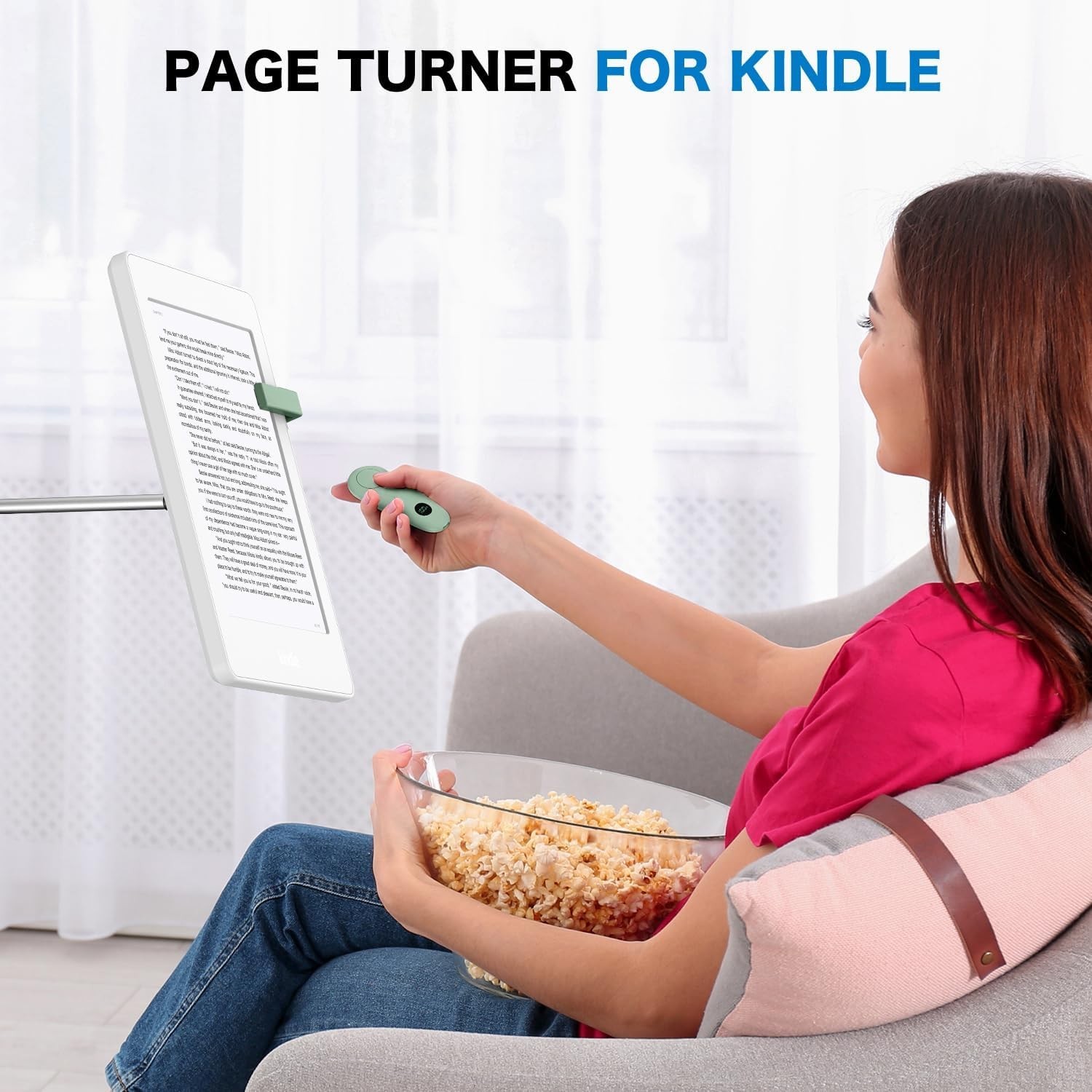 RF Remote Control Page Turner for Kindle Paperwhite Scribe Accessories, Page ...