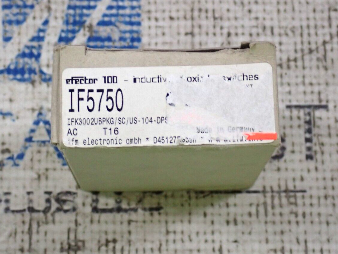 New IFM IF5750 Inductive Proximity Sensor Switch IFK3002UBPKG/SC/US-104-DPS