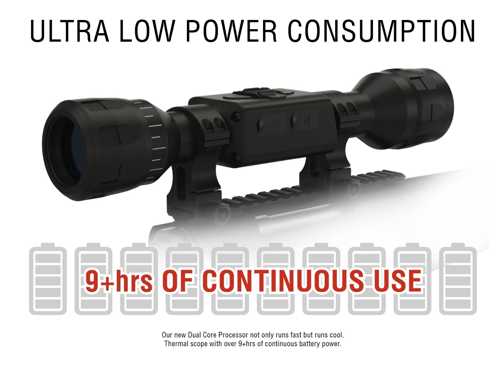 Buy RF KIT ATN Thor LTV 256x192 3-9x Thermal Rifle Scope | Targets Kit | SD Card