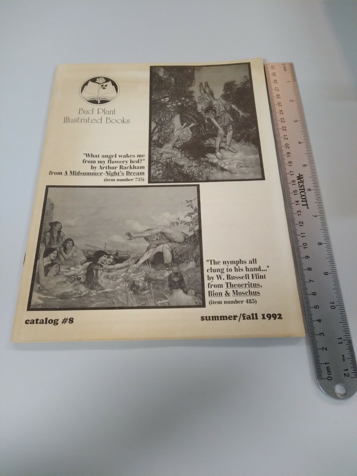 Bud Plant Illustrated Books Summer/Fall 1992 Art Catalog #8 VF Condition