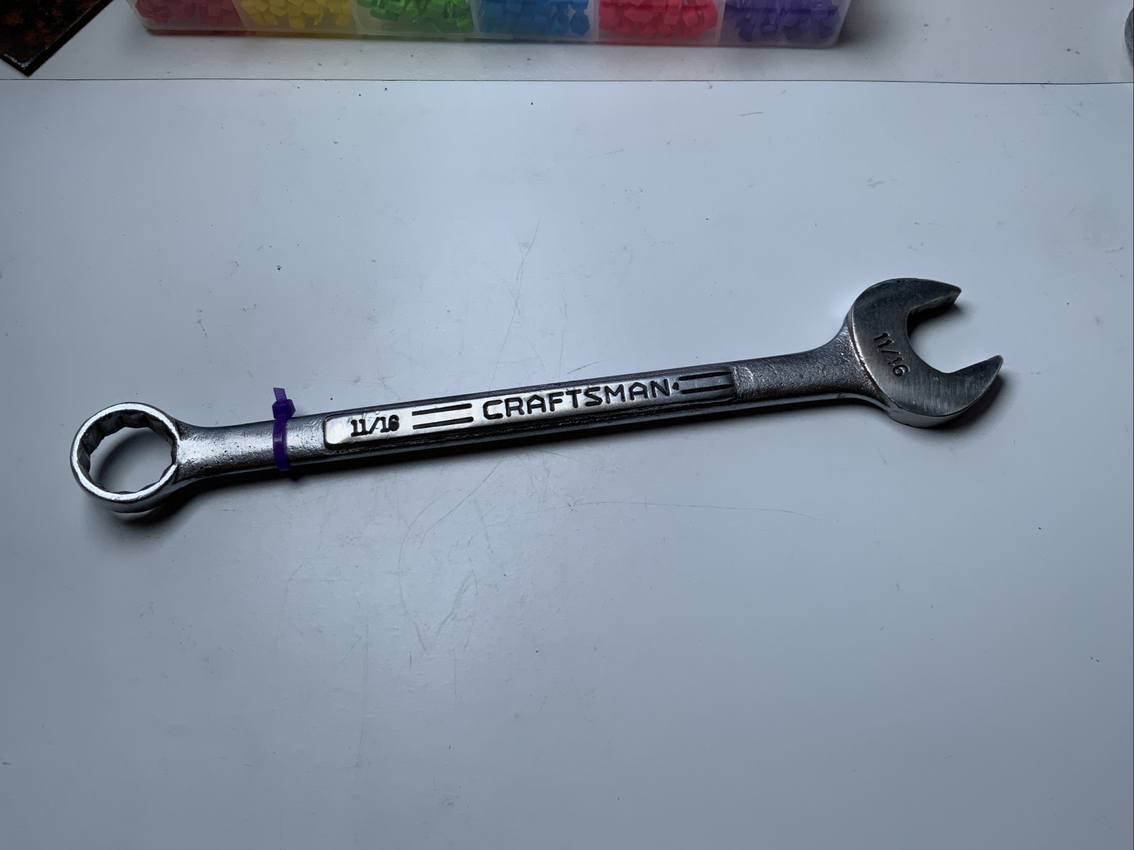 Craftsman =V= Series  11/16in.   12pt Combination Wrench, USA  Purple