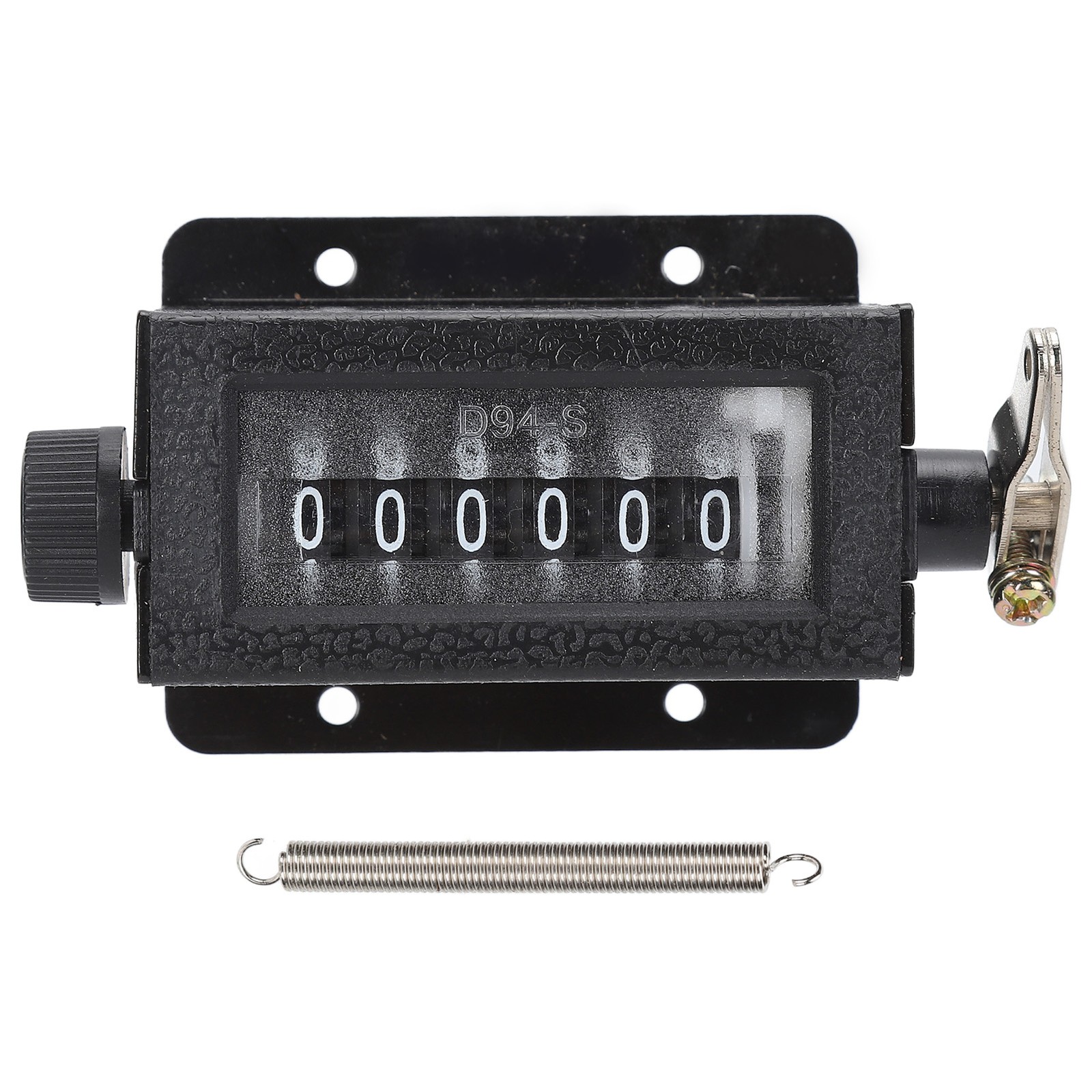 Mechanical Counter 6 Digit Hand Pull Stroke Tally Counter With Spring For
