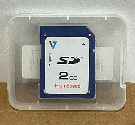 V7 2GB Secure Digital Card VASD2GR-1N ✨🔥✨BRAND NEW!! FACTORY SEALED!!✨🔥✨