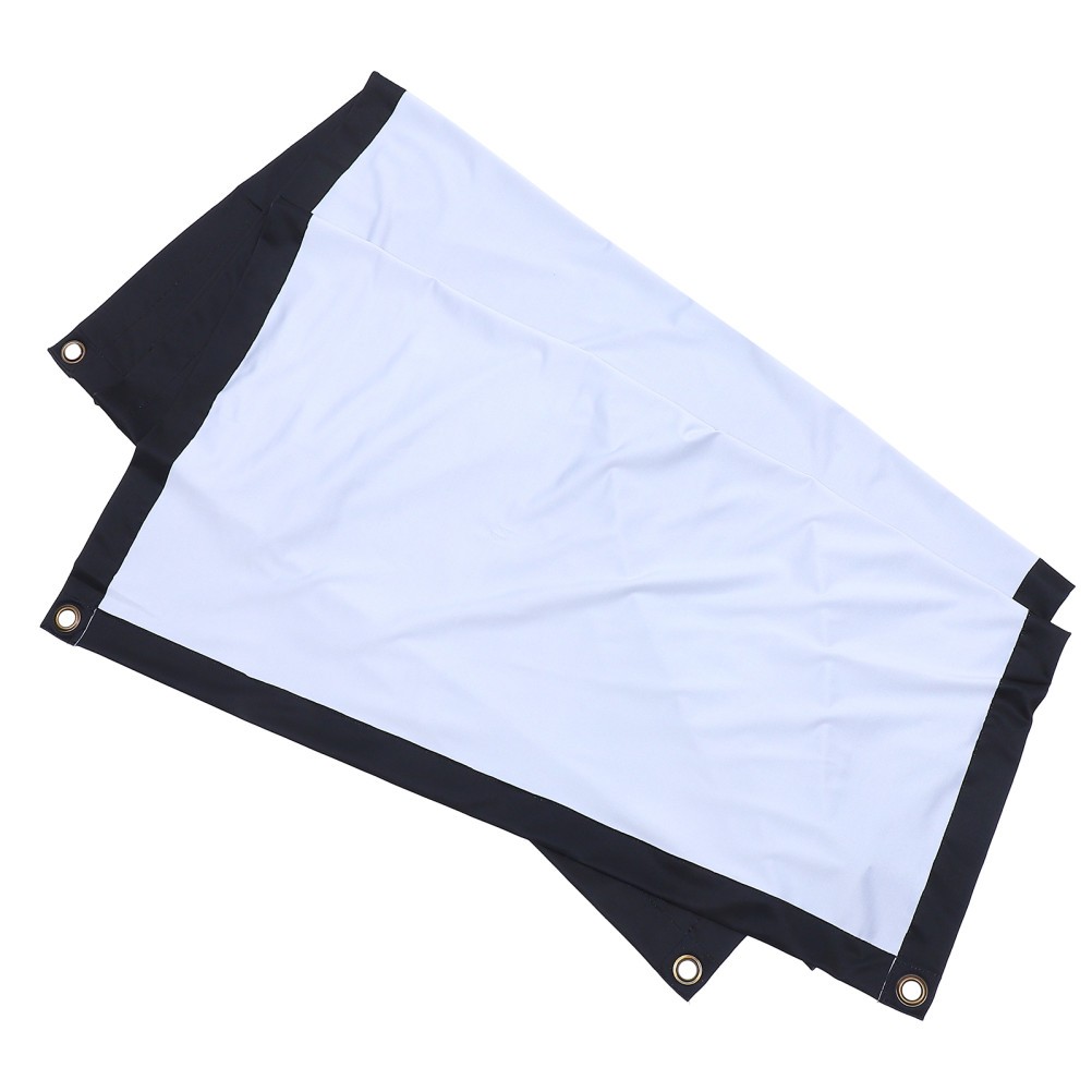 1 Set Foldable High Definition Home Theater Projector Screen Reusable Polyester