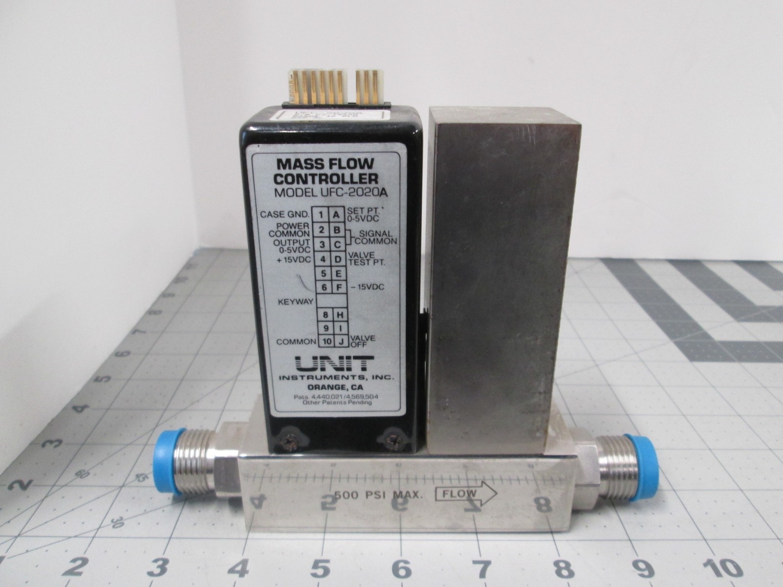 Unit, UFC-2020A, Ar, 30 SLM, Mass Flow Controller, Used
