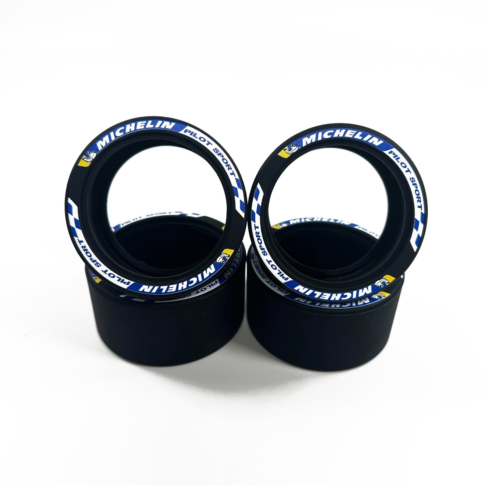 Custom 4 pcs slick tires 44771 for LEGO 42156 42125 42096 1:10 cars, V1-2 Color