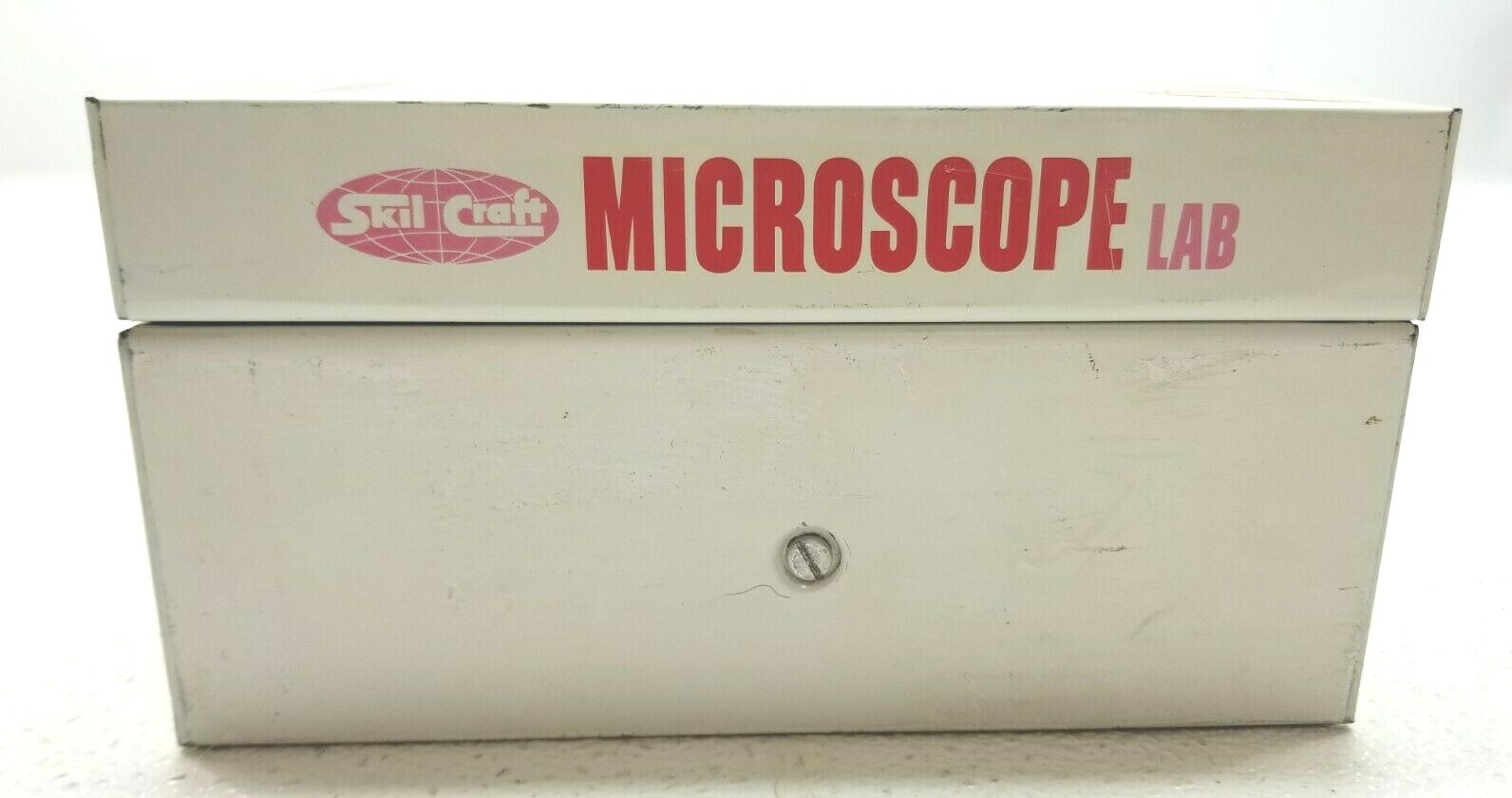 Vintage 1963 SKILCRAFT MICROSCOPE LAB Senior Set Case Microscope