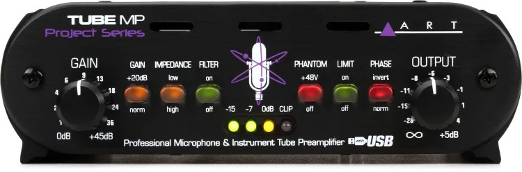 ART Tube MP Project Series USB Microphone Preamp