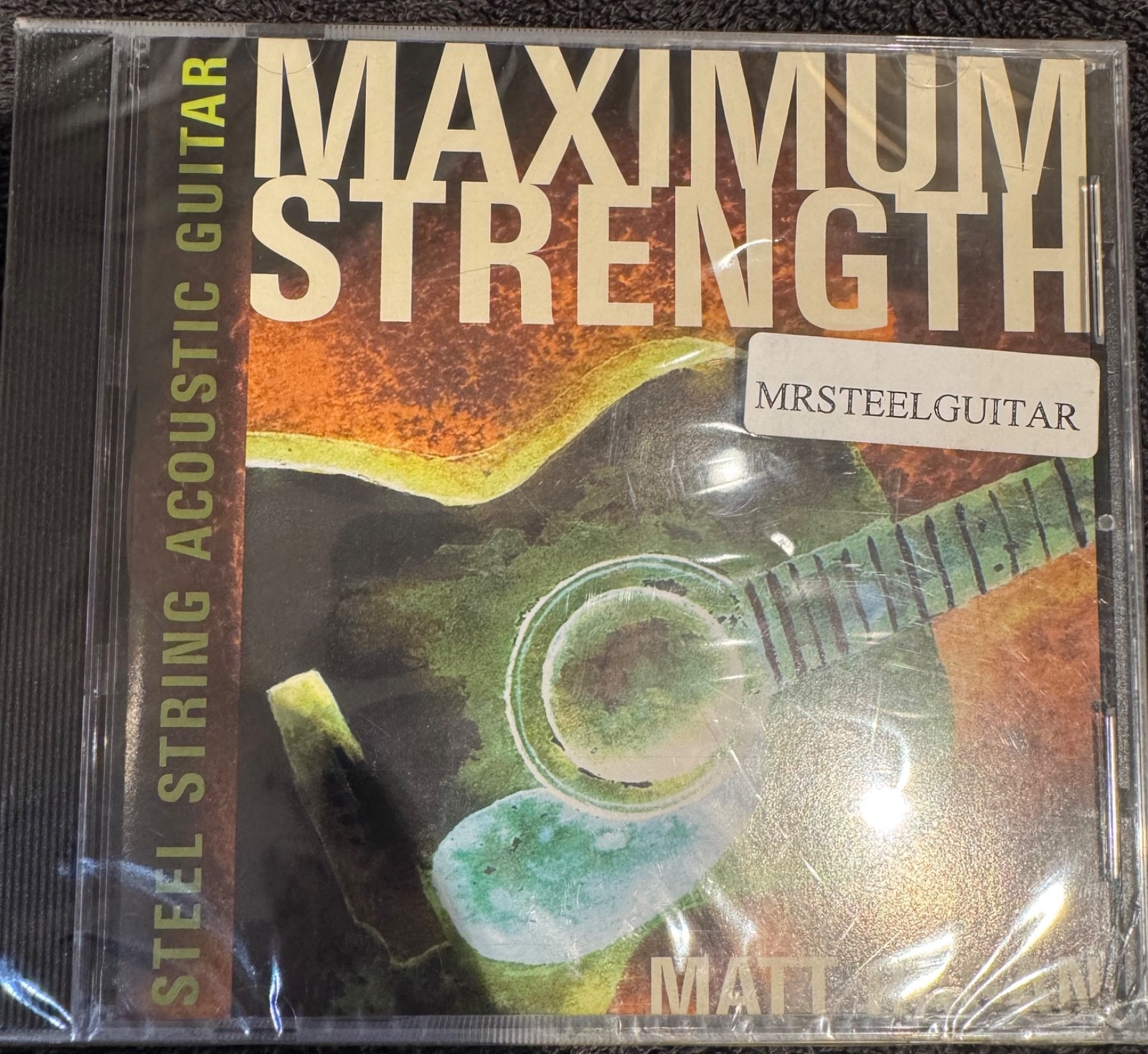 Matt Ragan Acoustic Guitars Maximum Strength Tascam Giga Sampler CD Library New