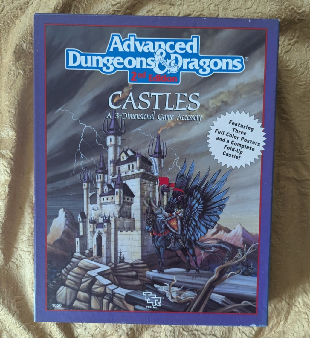 AD&D 2nd Ed Castles Box Set - Game  Accessory TSR 1056