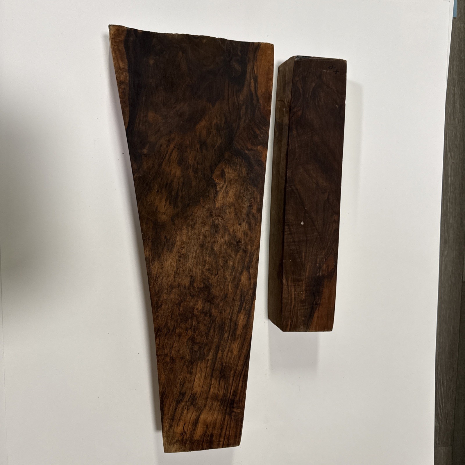 English Walnut Over and Under Blank