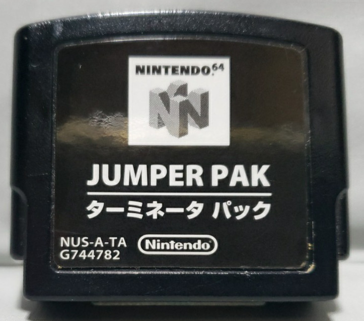 Authentic genuine Nintendo 64 Jumper Pak N64 NUS-A-TA G744782 NUS-008 JAPAN vgc