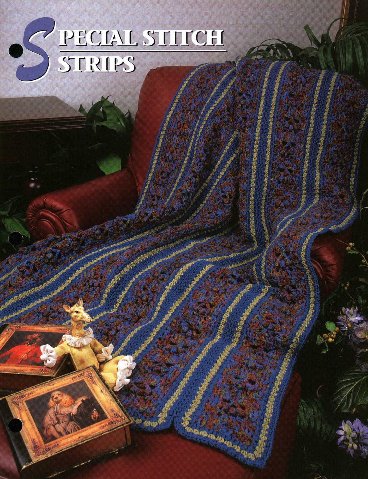 Special Stitch Strips Afghan | Annie's Crochet Quilt Afghan Club QAC358-05