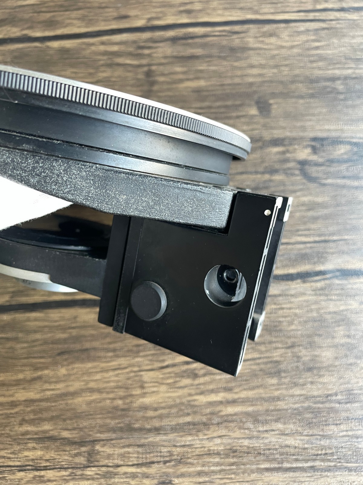 Nikon OPTIPHOT-POL Microscope rotating table With bracket stage