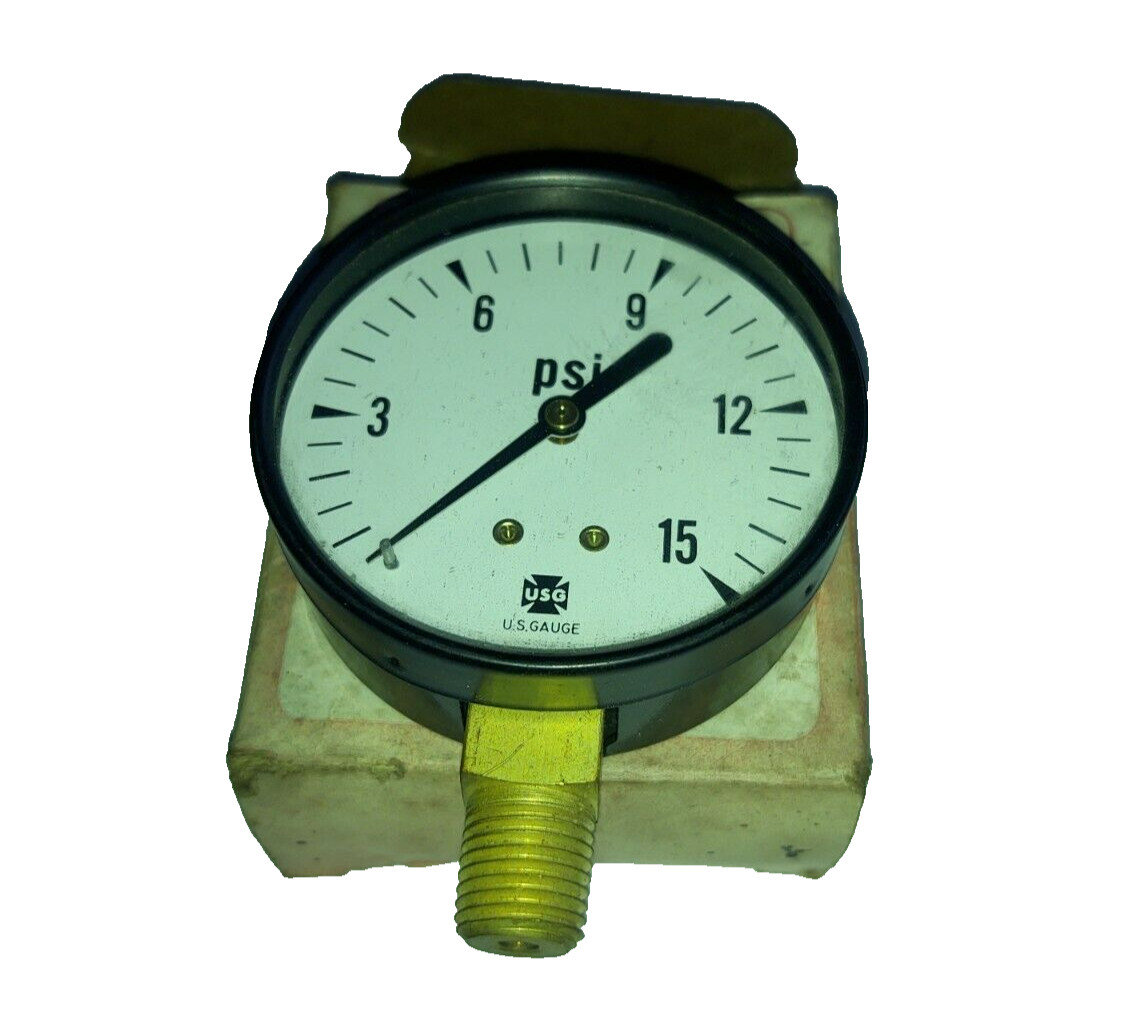 AMETEK / U.S. GAUGE DIVISION  0-15 PSI  # 47102
