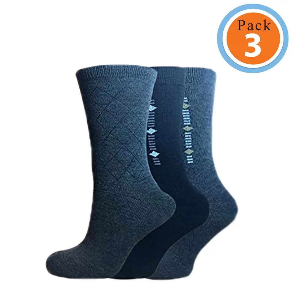 Mens Thin Soft 100% Cotton Suite Solid Pattern Rich Socks Size 10-13
