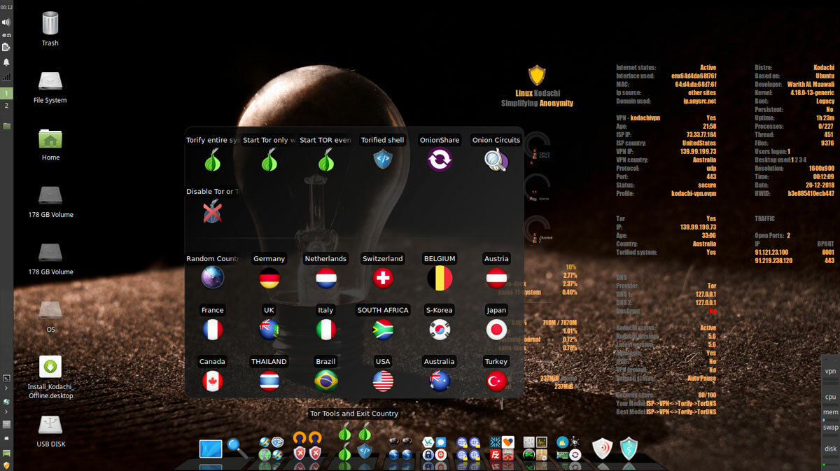 Anonymous USB Live, Hide Your PC- Hacking PC Live OS-Hacking Dark Web Hidden PC•